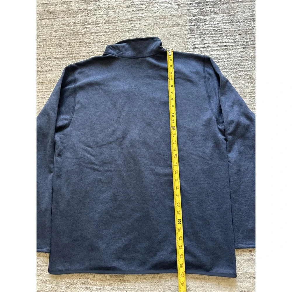 The North Face Men XL Blue Heather Skyline 1/2 Zip Jacket Fleece Lucas Horsfall